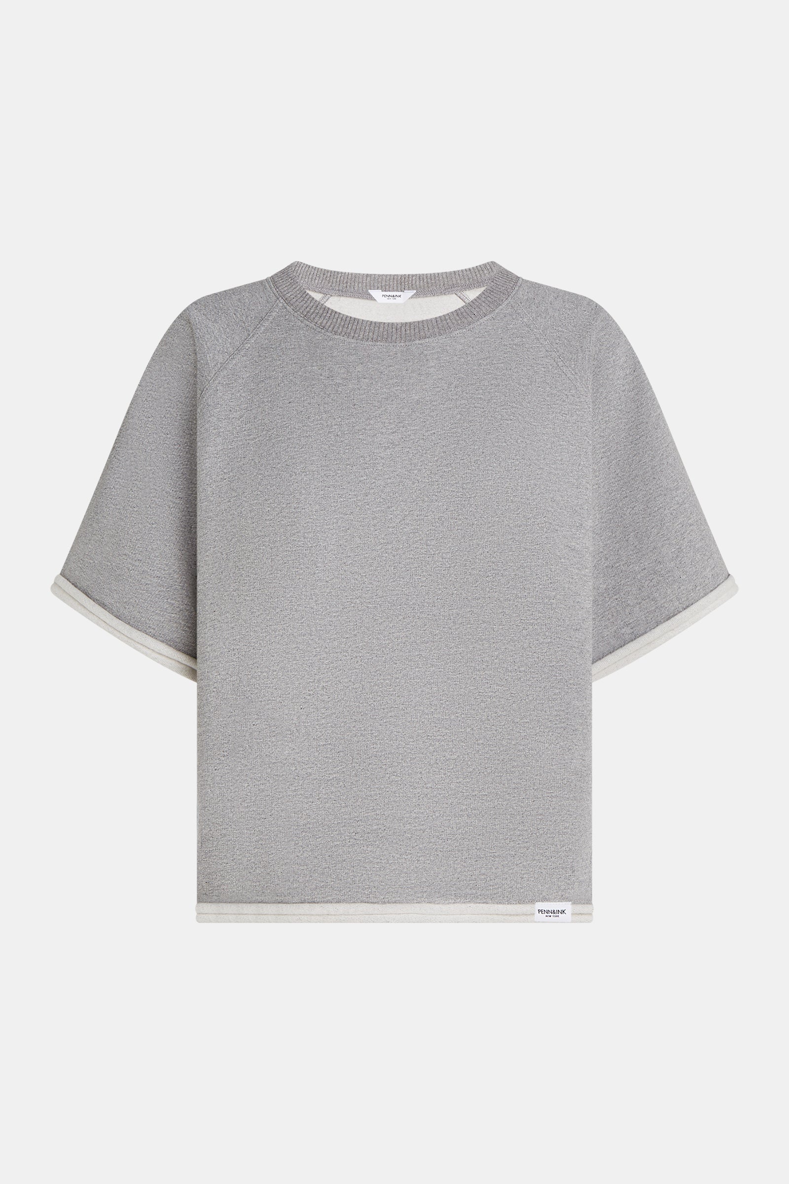 SWEATER (W26T1314) GREY MELANGE