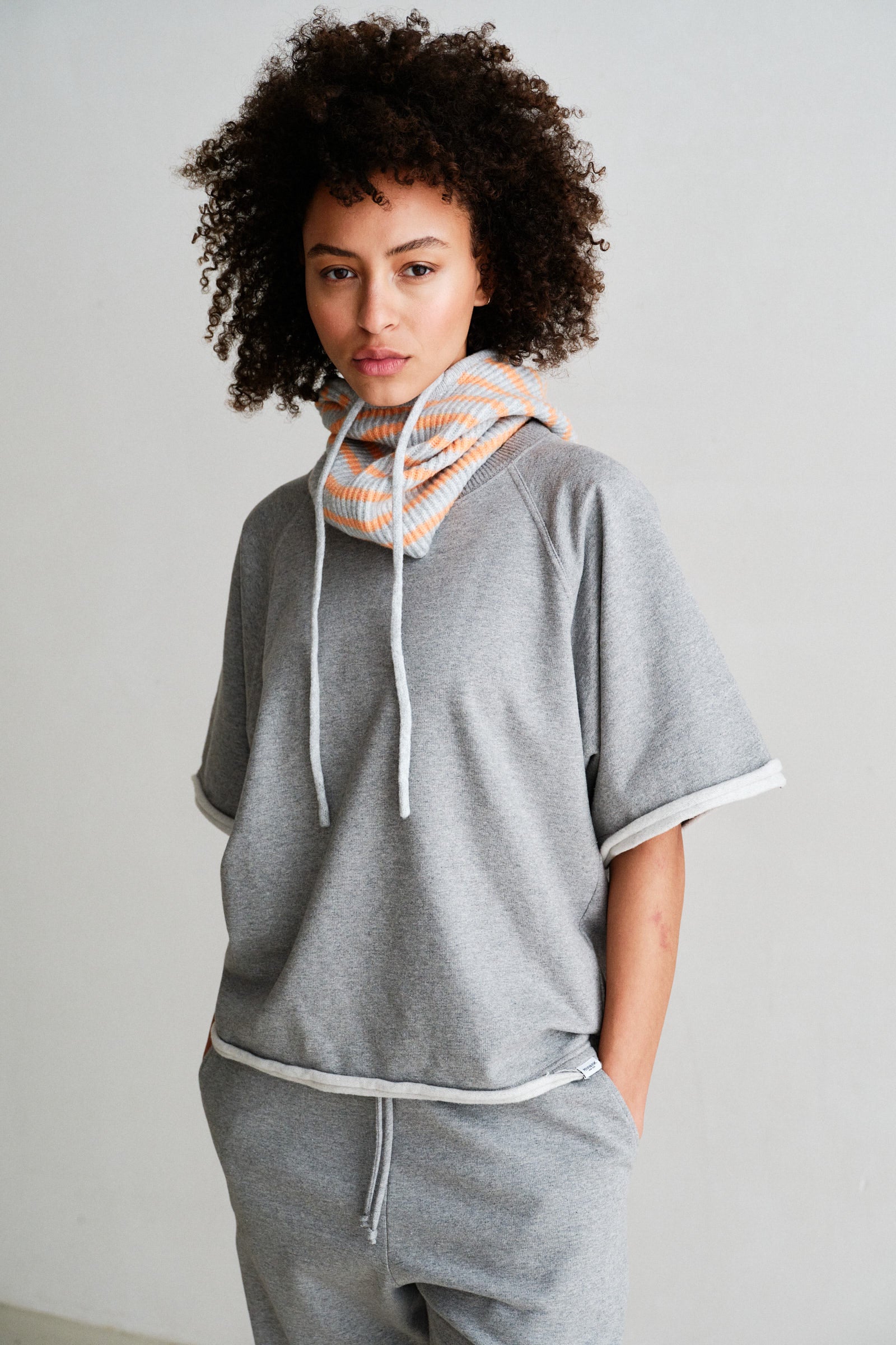 SWEATER (W26T1314) GREY MELANGE