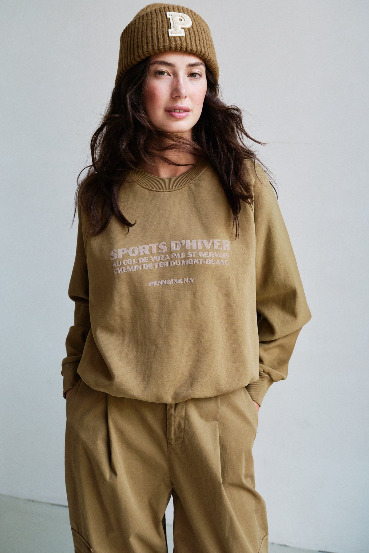 SWEATER PRINT (W26T1348LTD) BUTTERNUT
