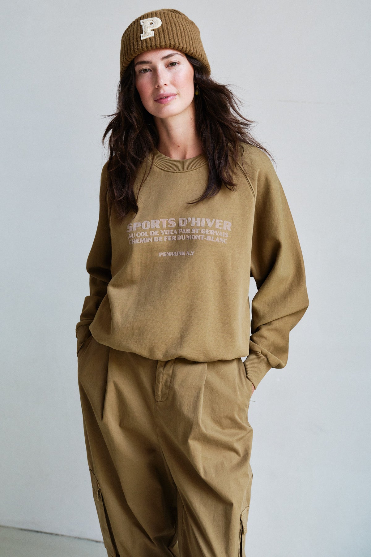 SWEATER PRINT (W26T1348LTD) BUTTERNUT