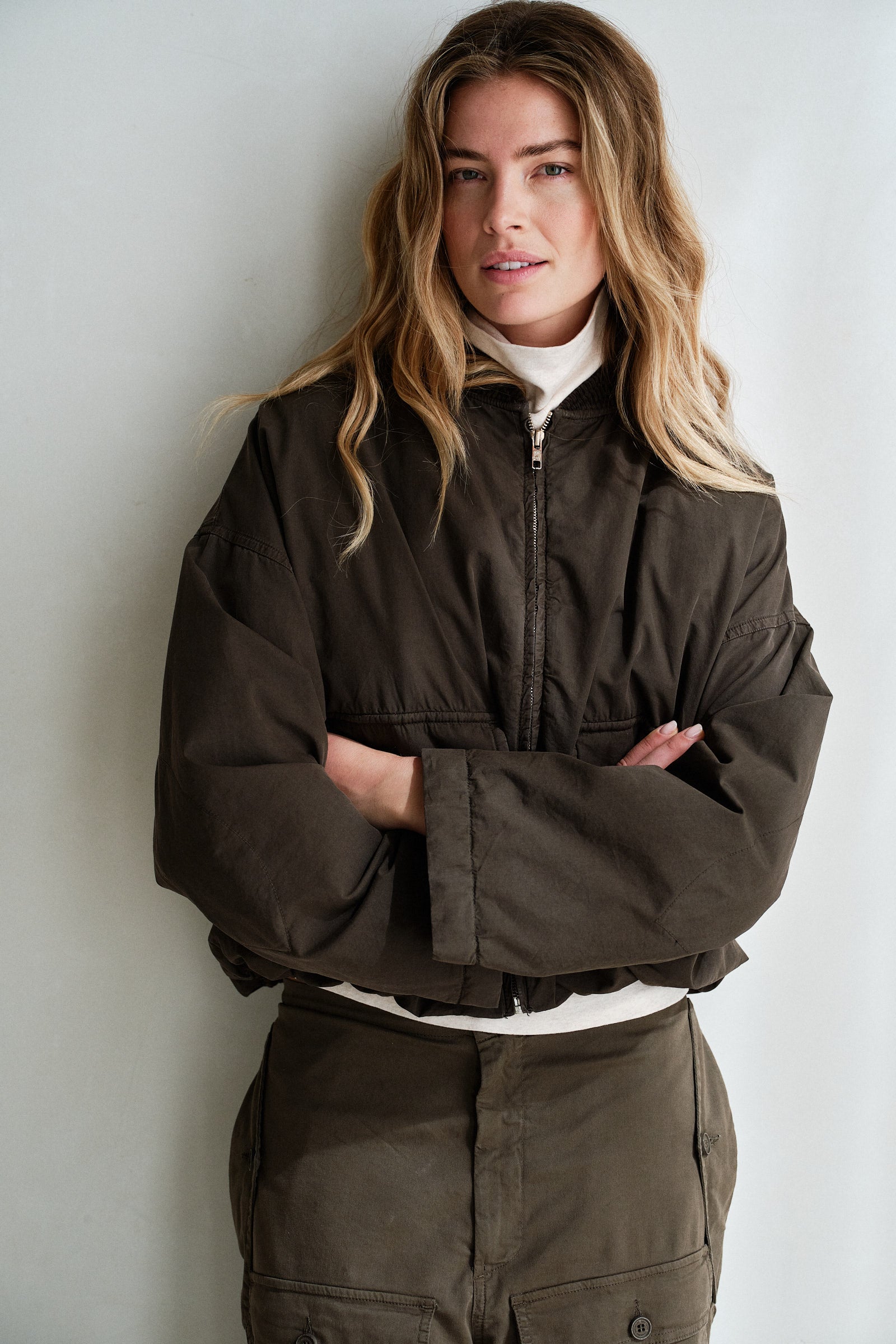 JACKET (W26Z896) TABAC