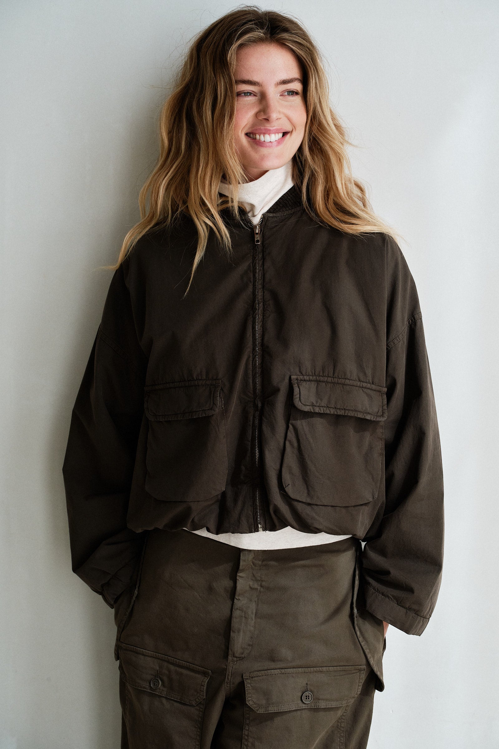 JACKET (W26Z896) TABAC