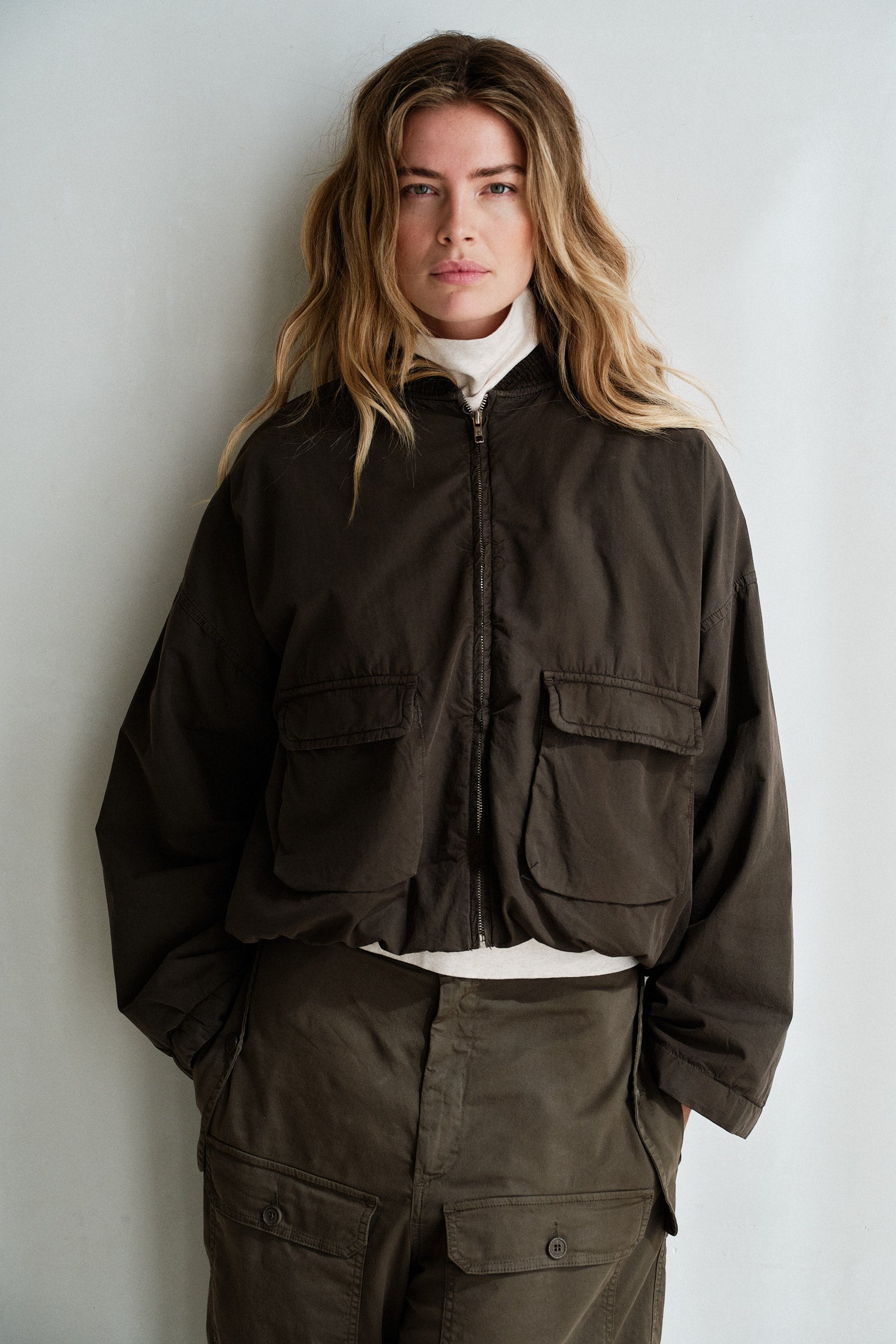 JACKET (W26Z896) TABAC