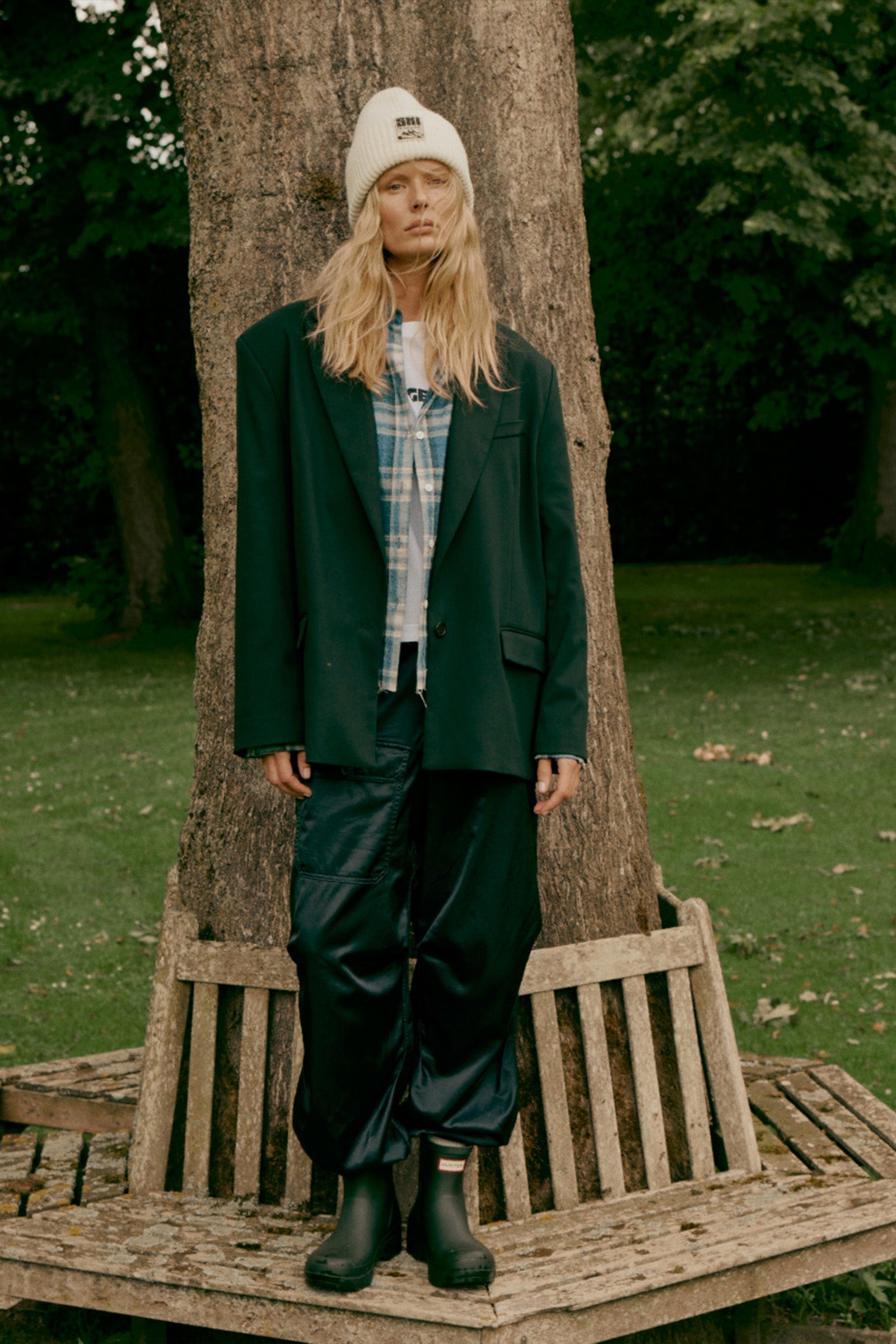 TROUSERS (W26Z898) NAVY