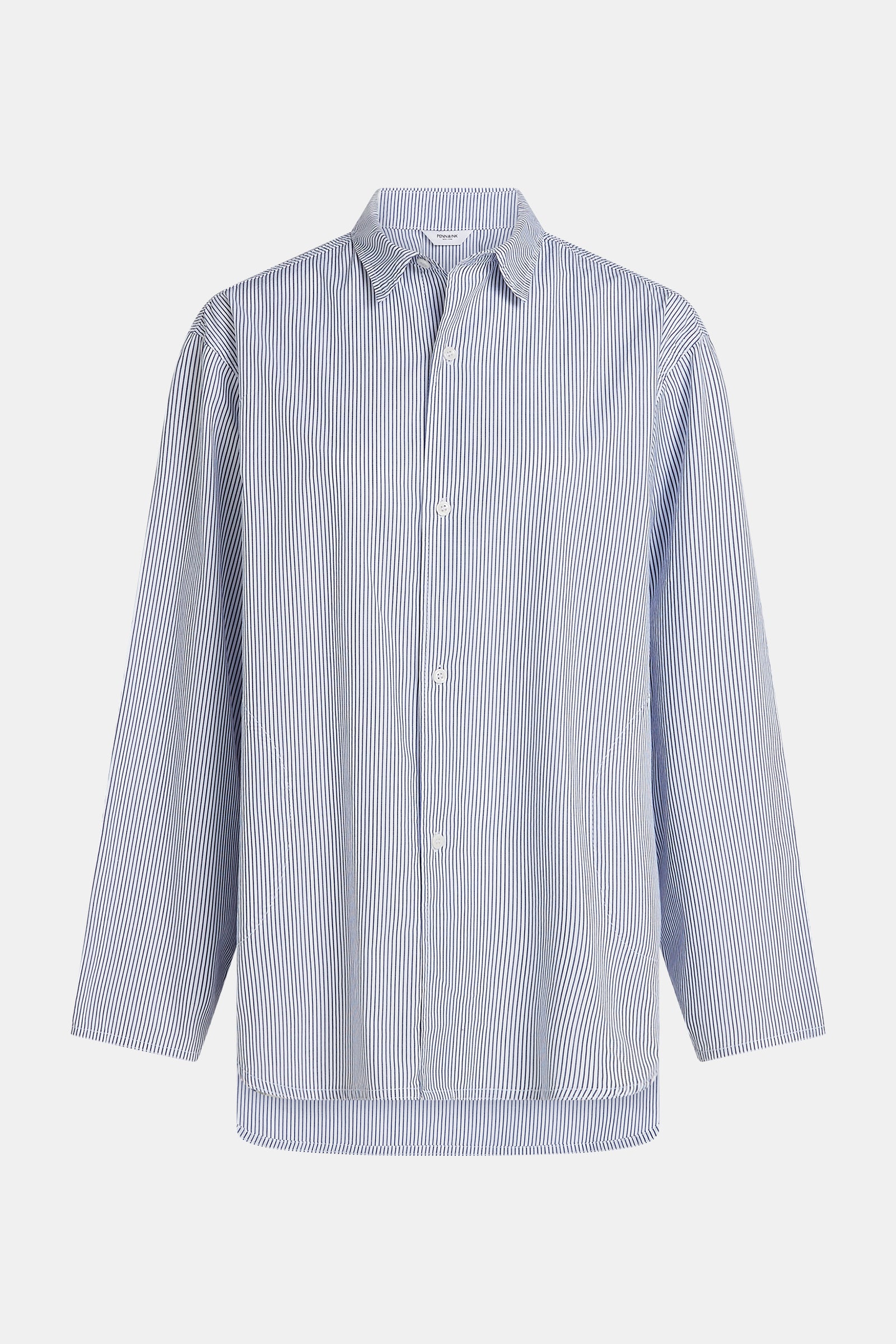 BLOUSE (W26Z909) BLUE STRIPE