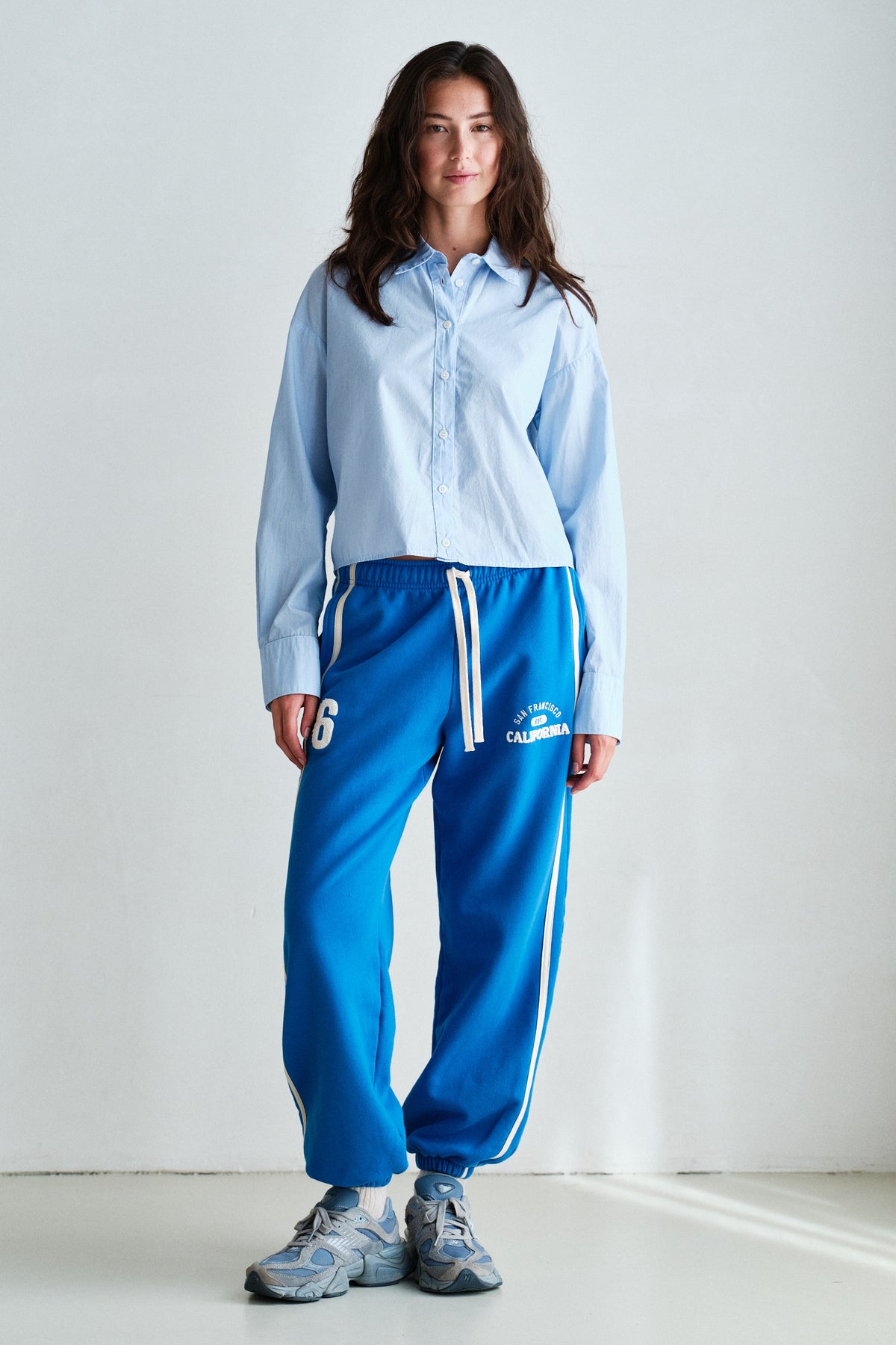 BLOUSE (W26Z926LTD) BLUE STRIPE