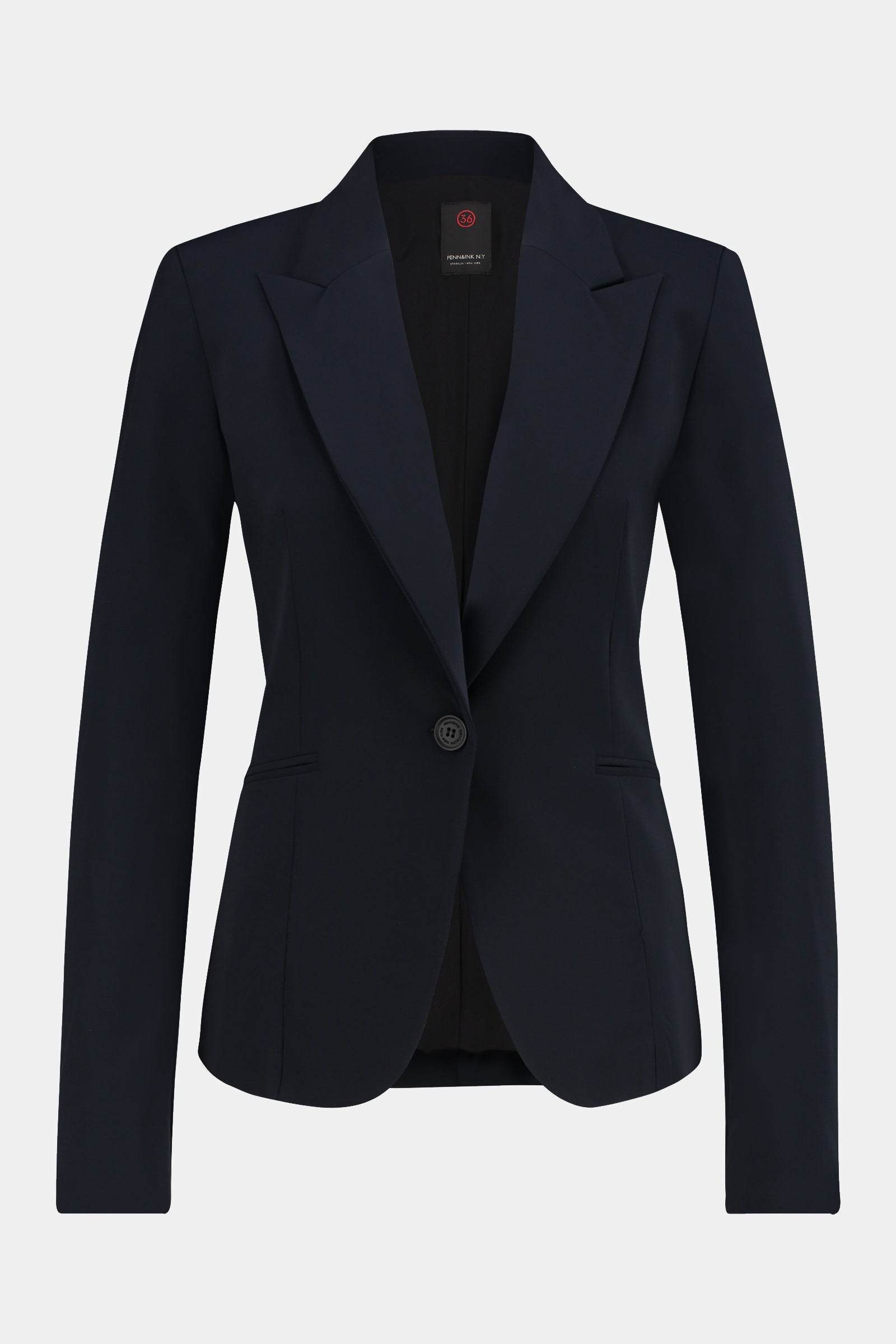 Penn&Ink N.Y. Kurz-Blazer braun-schwarz Business-Look cheapest