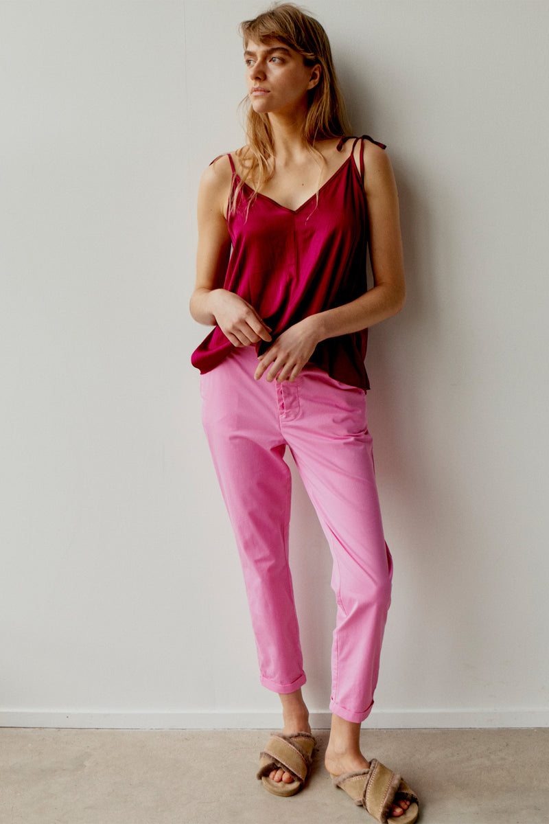 Buy Womens Pink Cropped Trousers Online  Next UK