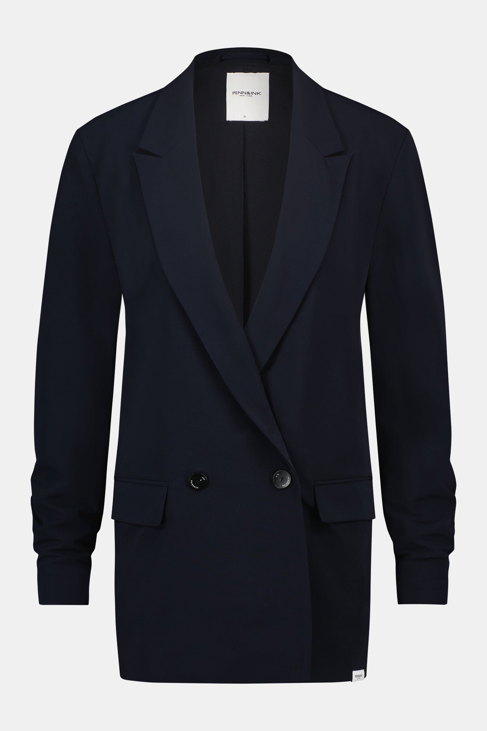 Penn&Ink N.Y. Kurz-Blazer braun-schwarz Business-Look cheapest